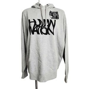 Human Nation Hoodie gray size L